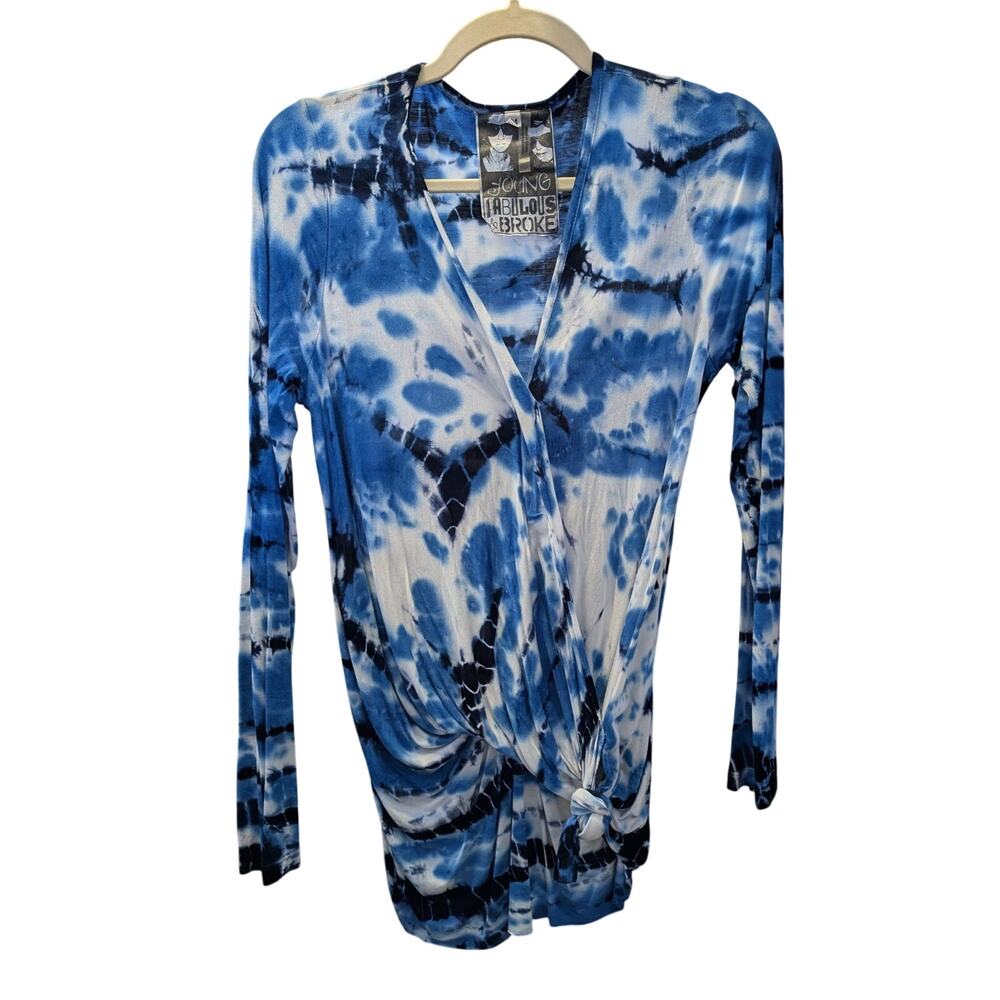 Young Fabulous & Broke Faux Wrap Top